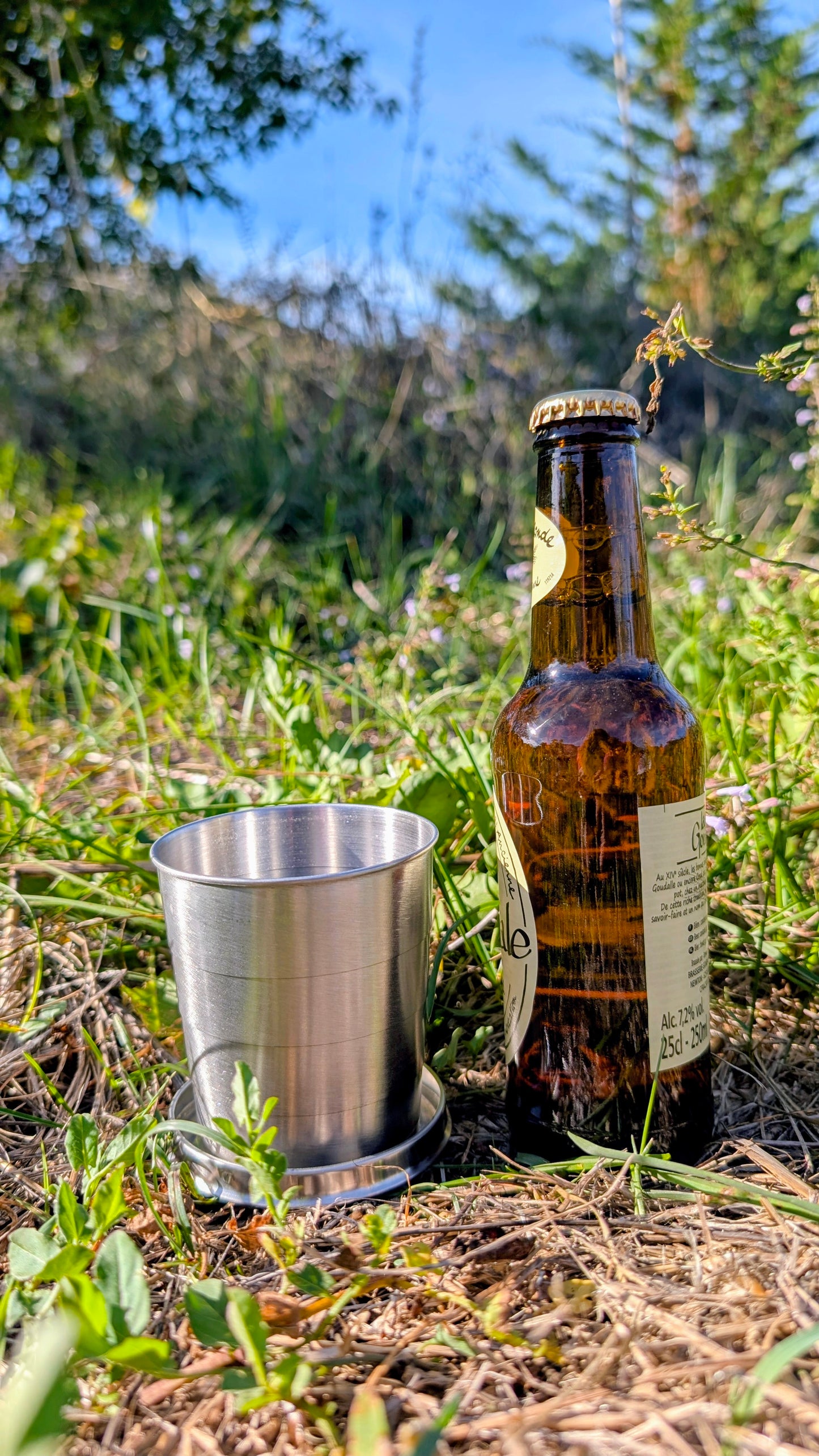 Gobelet pliable en inox