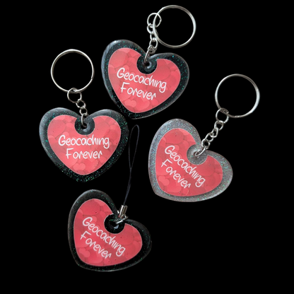 Porte-clé "Geocaching Forever"