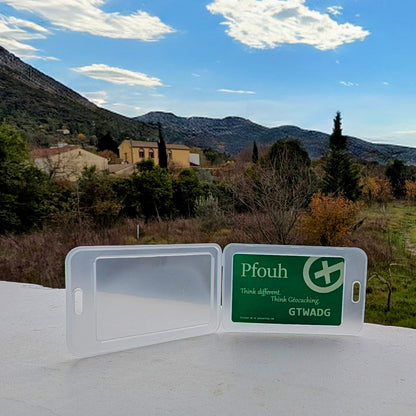 Badge géocaching personnalisé