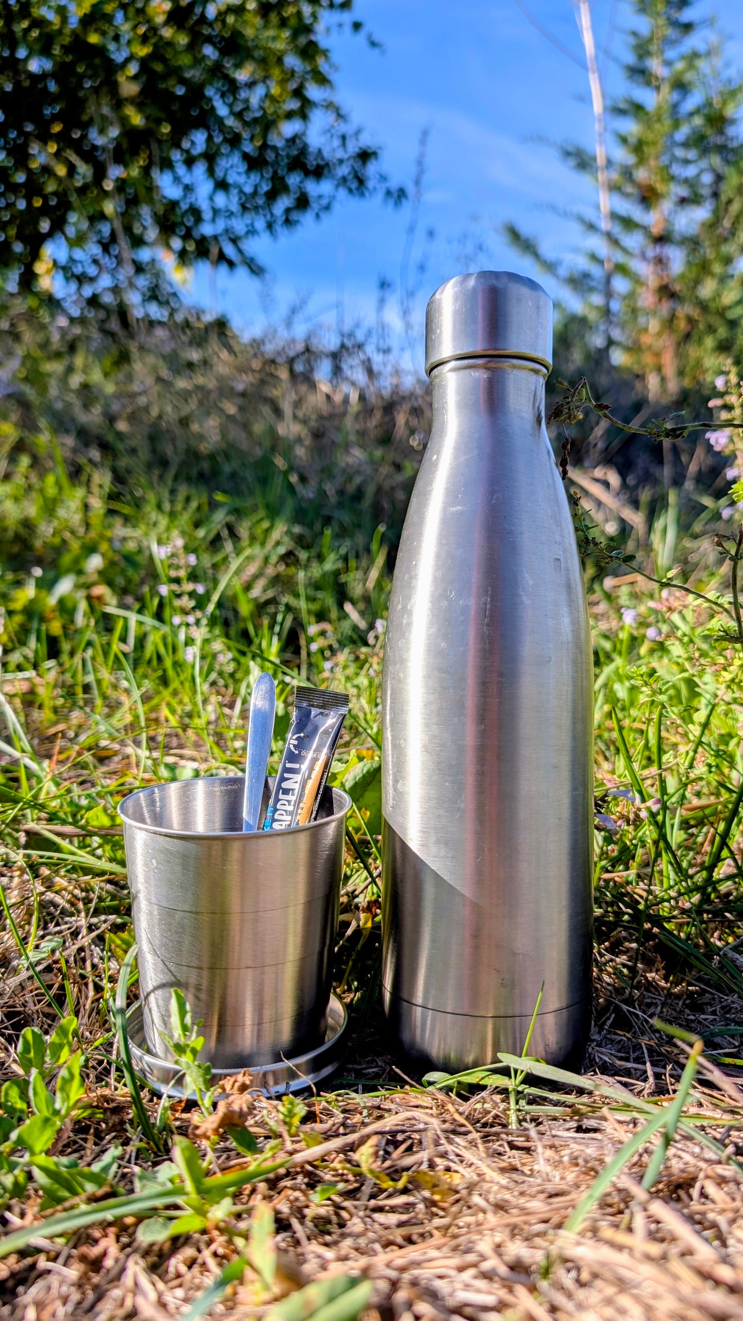 Gobelet pliable en inox