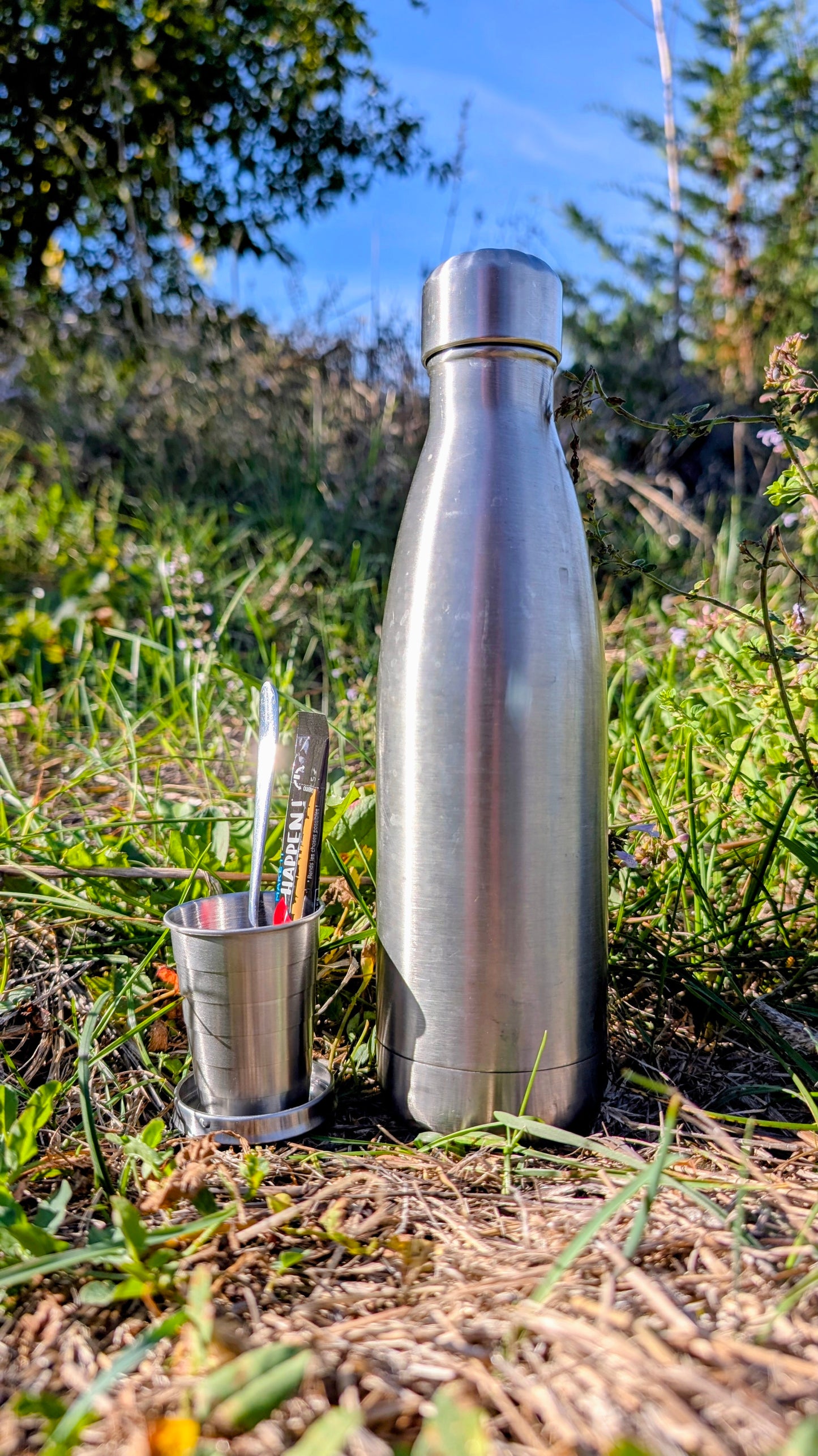 Gobelet pliable en inox